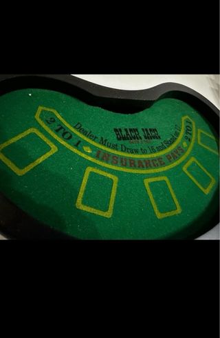 Mini mesa Blackjack madera