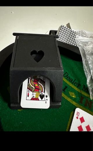 Mini mesa Blackjack madera