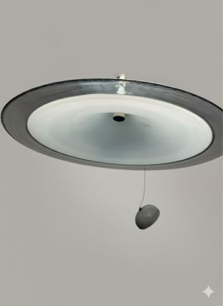 Lampadario Murano Vetro  Bianco e trasparente