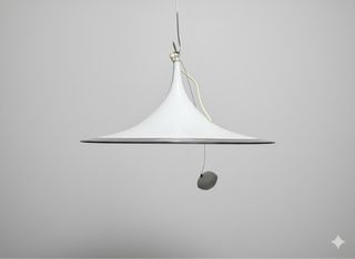 Lampadario Murano Vetro  Bianco e trasparente