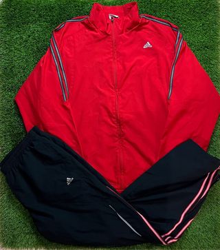 Conjunto Chándal Adidas Rojo y Negro