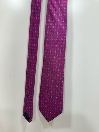 Corbata Olimpo Flamencos Rosa y Morado