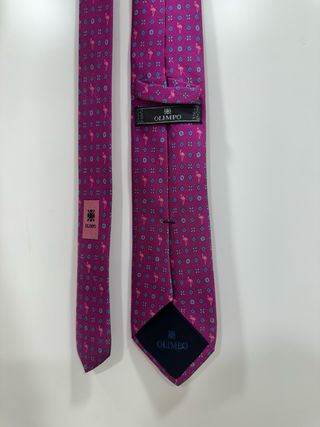 Corbata Olimpo Flamencos Rosa y Morado
