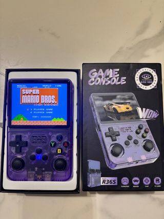 Consola Retro R36S Morada