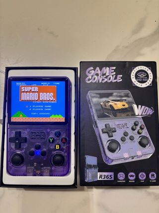 Consola Retro R36S Morada