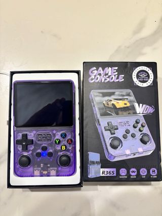 Consola Retro R36S Morada