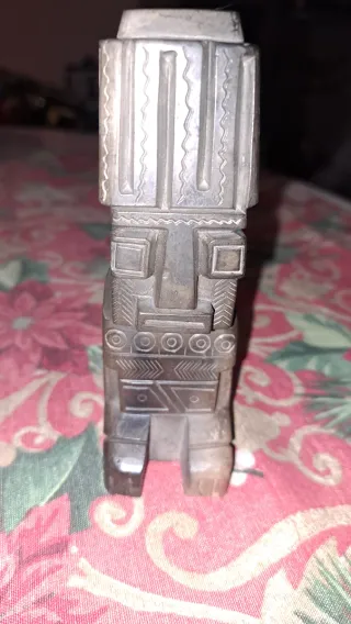 SOUVENIR FETISH TIWANAKU IN PIETRA SCOLPITA A MANO