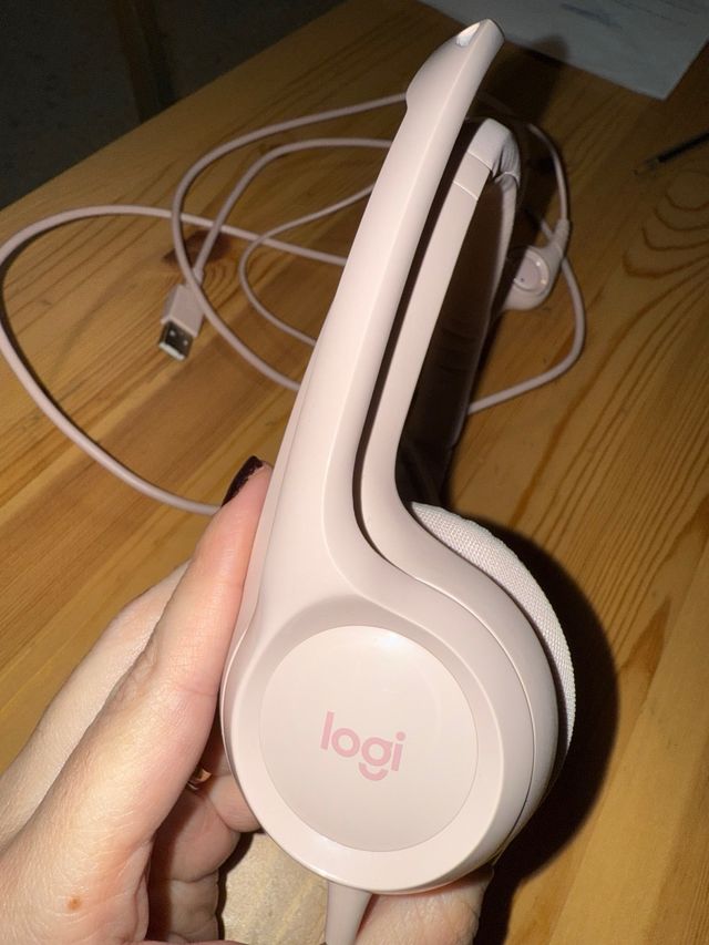 Cascos Logitech Rosas USB