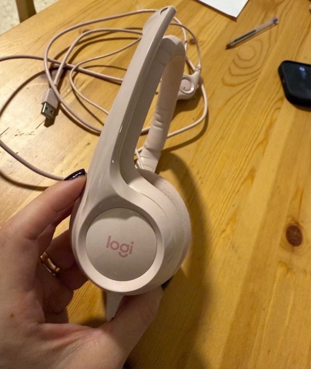 Cascos Logitech Rosas USB