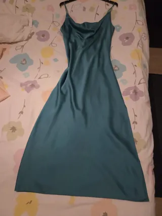 Vestido elegante, verde