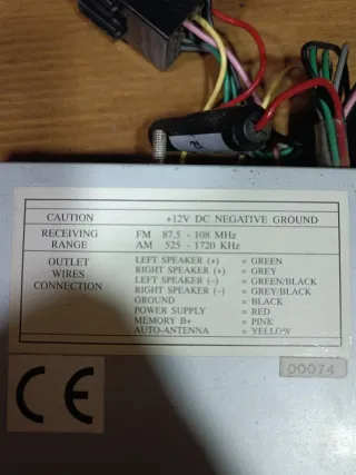 Radio cassette  1995 Gris