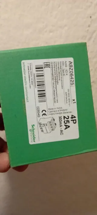 Interruptor Diferencial Schneider A9Z06425