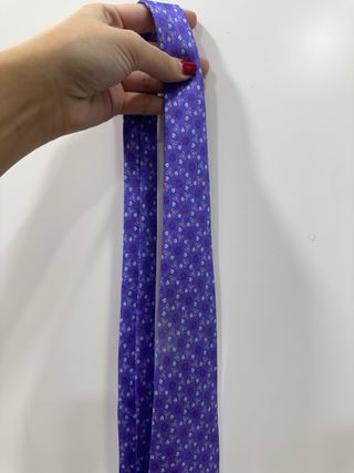 Corbata Olimpo Morada Estampada