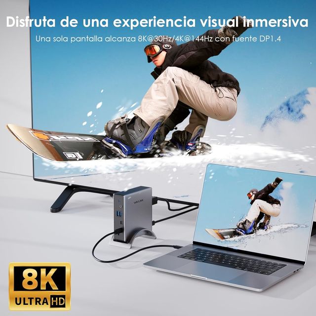 Estación Acoplamiento WAVLINK USB-C