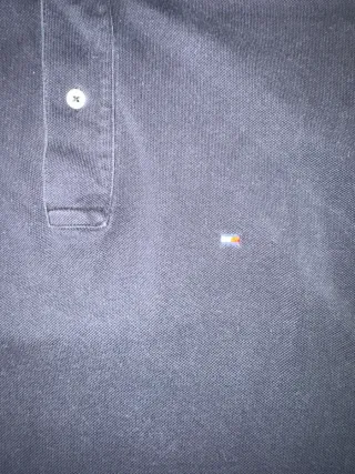 Polo Classic Vintage Retro TommyHilfiger negro L