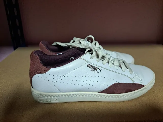 Zapatillas Puma Match Blancas y Marrones de mujer