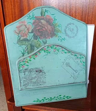 Mueble organizador madera estilo vintage