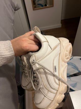 Bambas Buffalo blancas talla 39