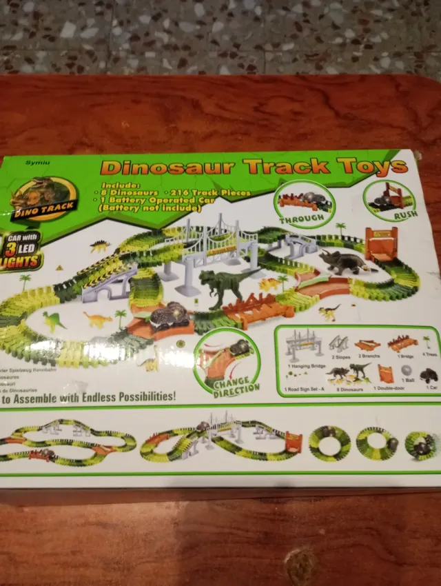 Circuito Coches Dinosaurios Dino Track