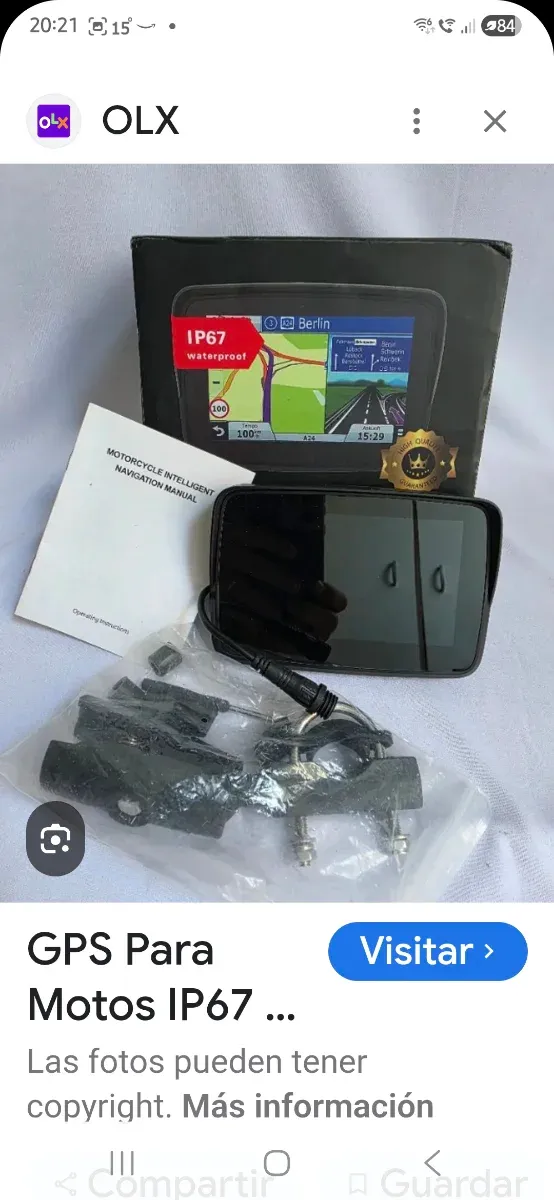 GPS para Motos IP67 Impermeable