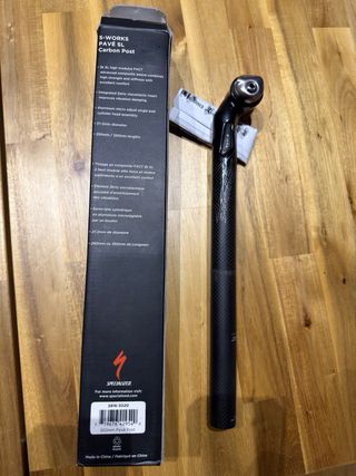 Tija S-Works Pavé Specialized 27.2x350, Carbono