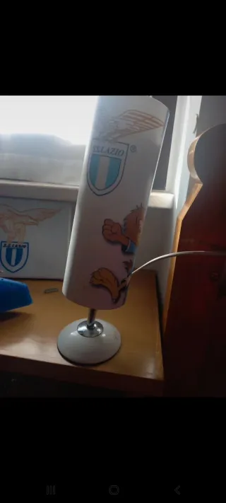 Lampada SS Lazio per cameretta