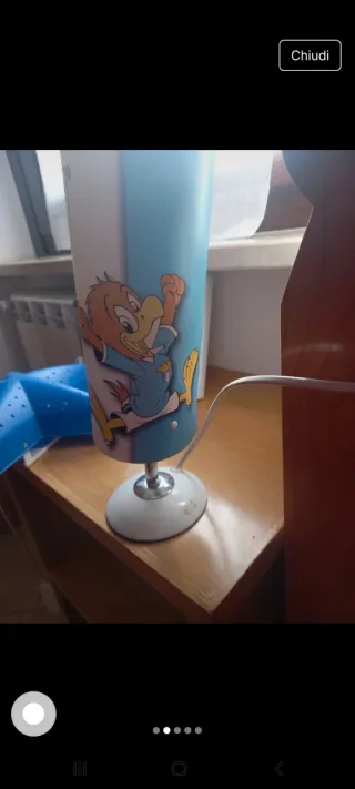 Lampada SS Lazio per cameretta