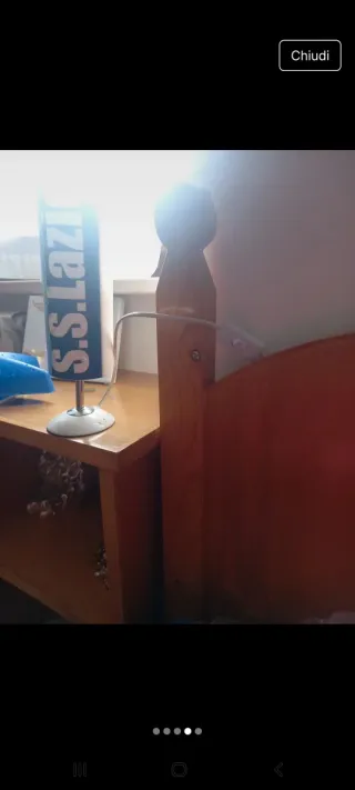 Lampada SS Lazio per cameretta