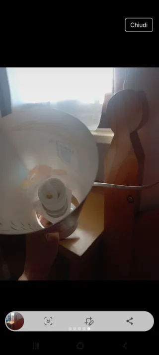 Lampada SS Lazio per cameretta