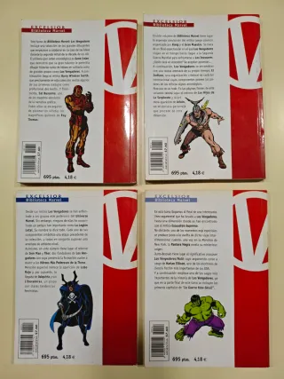 LOTE BIBLIOTECA MARVEL LOS VENGADORES