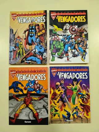 LOTE BIBLIOTECA MARVEL LOS VENGADORES