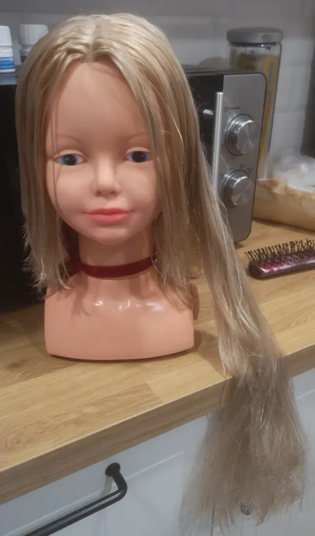 Muñeca peinar y maquillar vintage