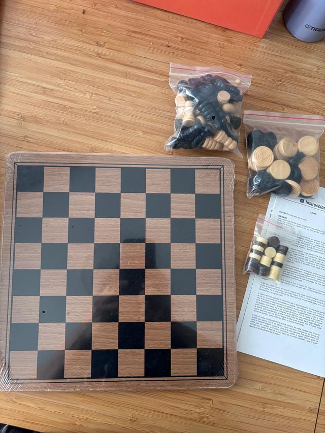 Tablero de ajedrez y damas Pavilion