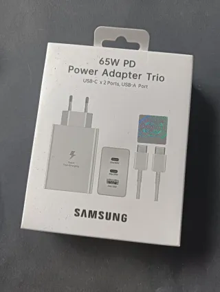 Cargador Samsung 65W PD Power Adapter Trio