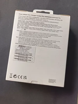 Cargador Samsung 65W PD Power Adapter Trio