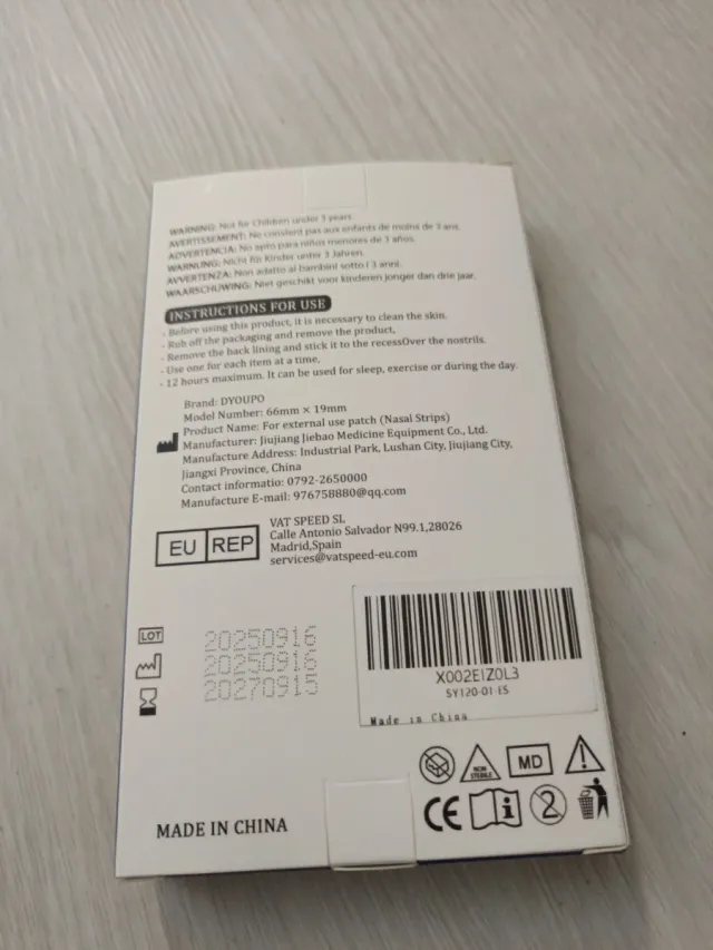 Tiras Nasales Dyoupo - 120uds Extra Strength