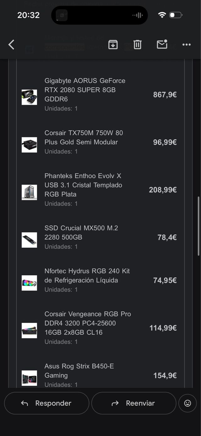 Ordenador sobremesa gaming