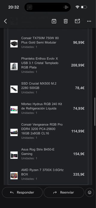 Ordenador sobremesa gaming