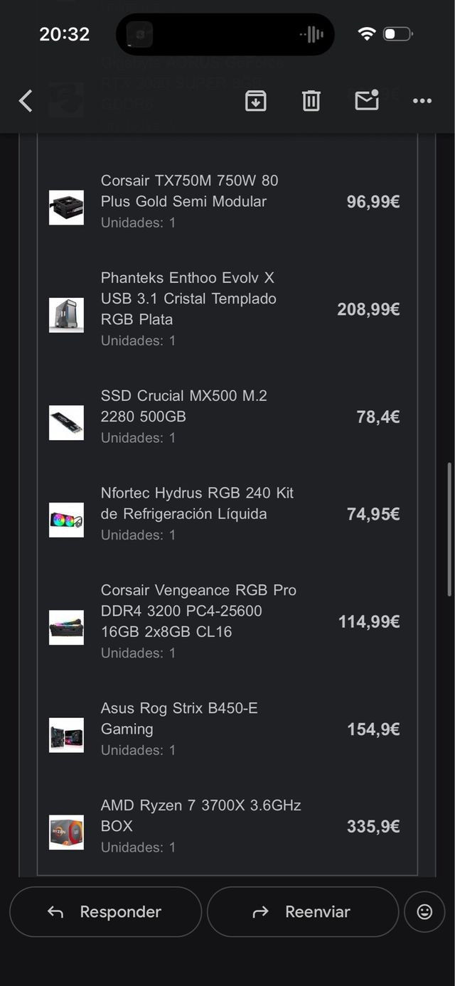 Ordenador sobremesa gaming