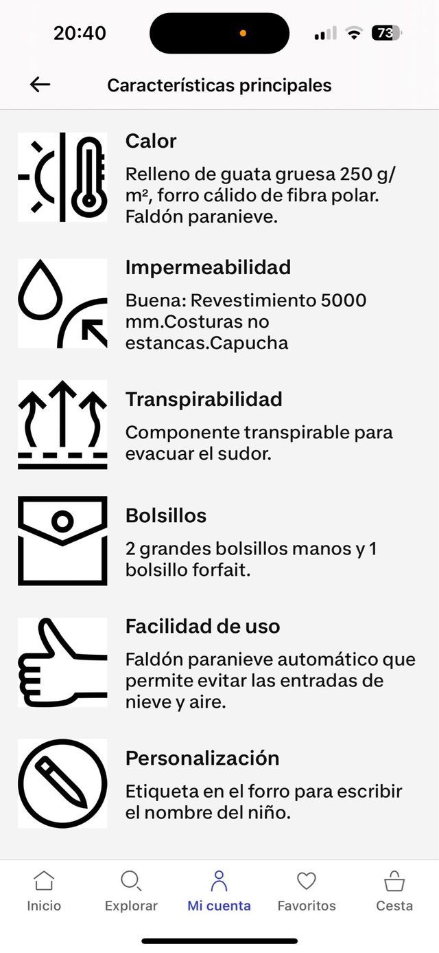 Chaqueta acolchada de esquí y nieve rosa WEDZE