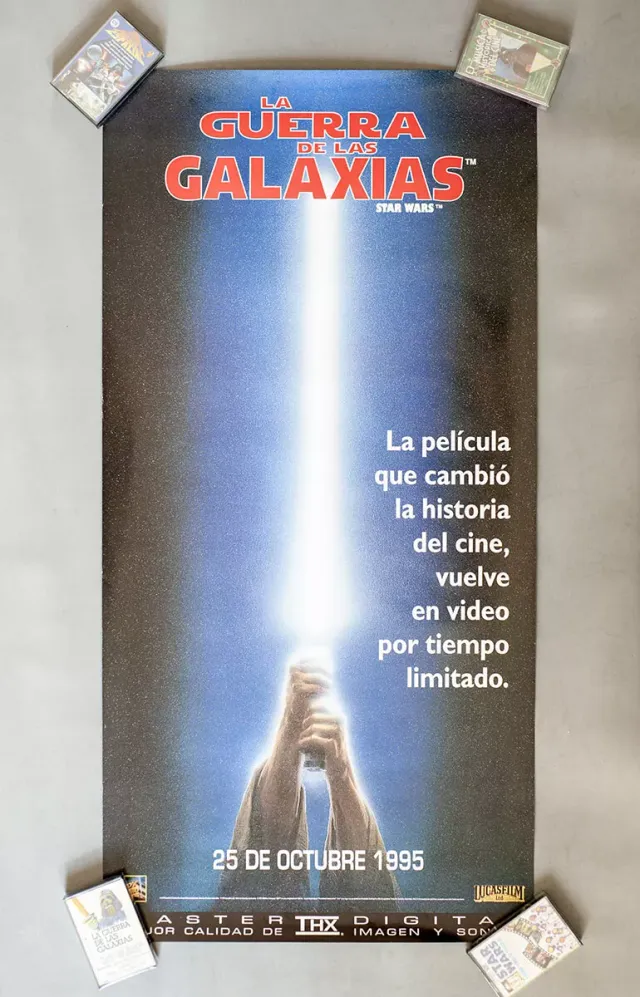 Póster Star Wars La Guerra de las Galaxias 1995