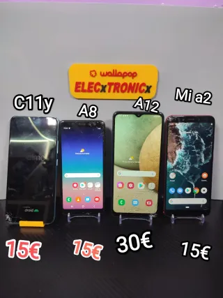Realme C11Y, Samsung A8, Samsung A12 y Xiaomi miA2