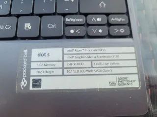 Mini Portátil Packard Bell + Funda Transporte