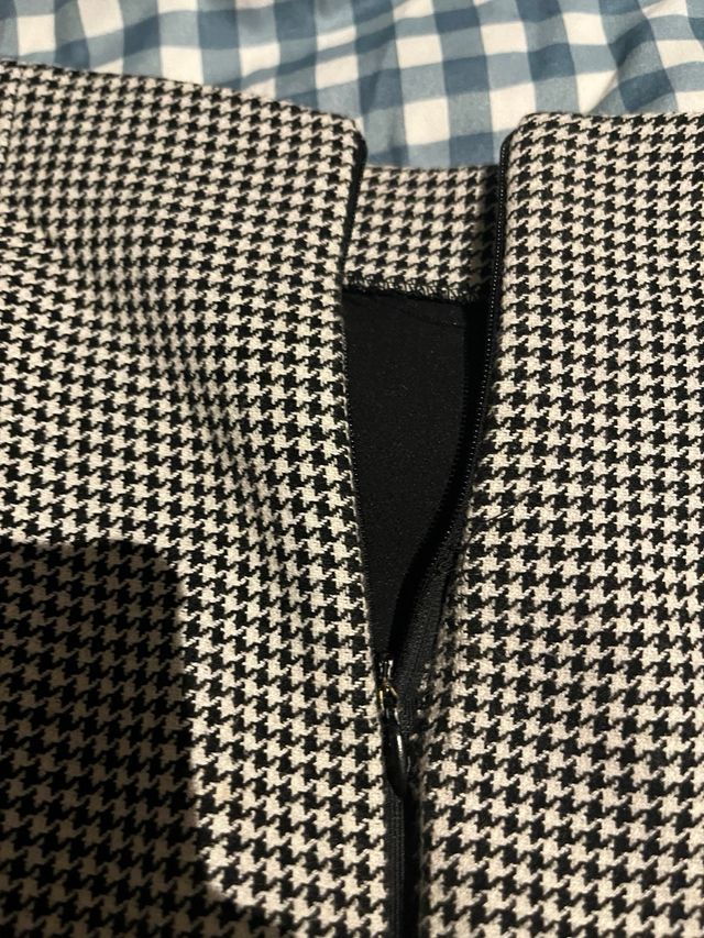 Falda mini Zara pata de gallo