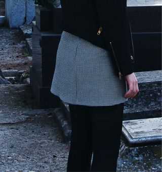 Falda mini Zara pata de gallo