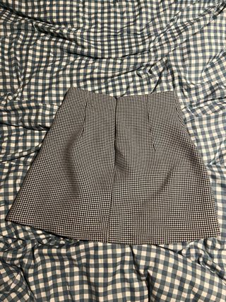 Falda mini Zara pata de gallo