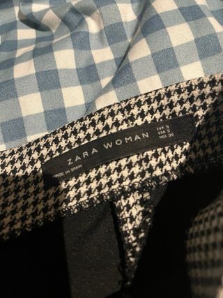 Falda mini Zara pata de gallo