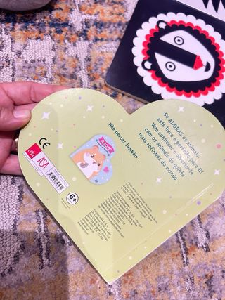 Conjunto 3 libros para bebés portugués