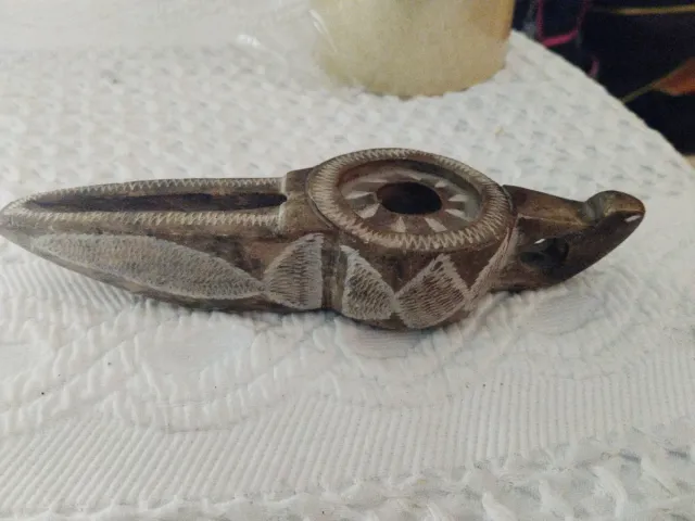 Antigua lámpara de aceite decorativa ESCUCHO OFERT