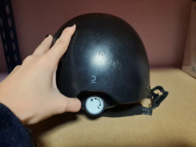 Casco equitación adulto negro